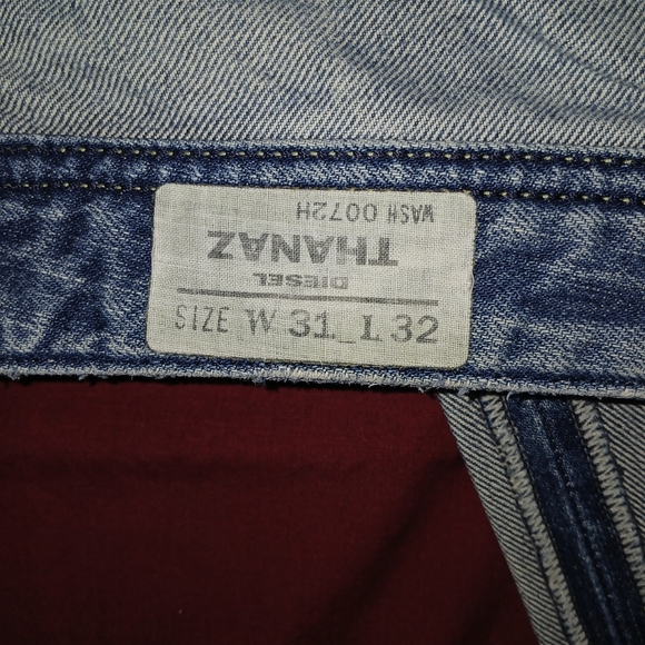 Diesel Light Blue Relaxed Men's Jeans 31 Waist - Picture 6 of 14